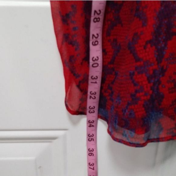 Aryn K Silk Flutter Dress T Back XS - Picture 6 of 14